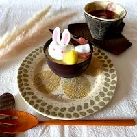 中秋の名月 うさぎプリン